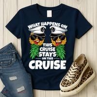 Swinger What Happens On This Cruise Stays On This Cruise Women's T-Shirt thumb 3