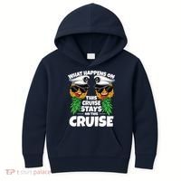 Swinger What Happens On This Cruise Stays On This Cruise Kids Hoodie thumb 0