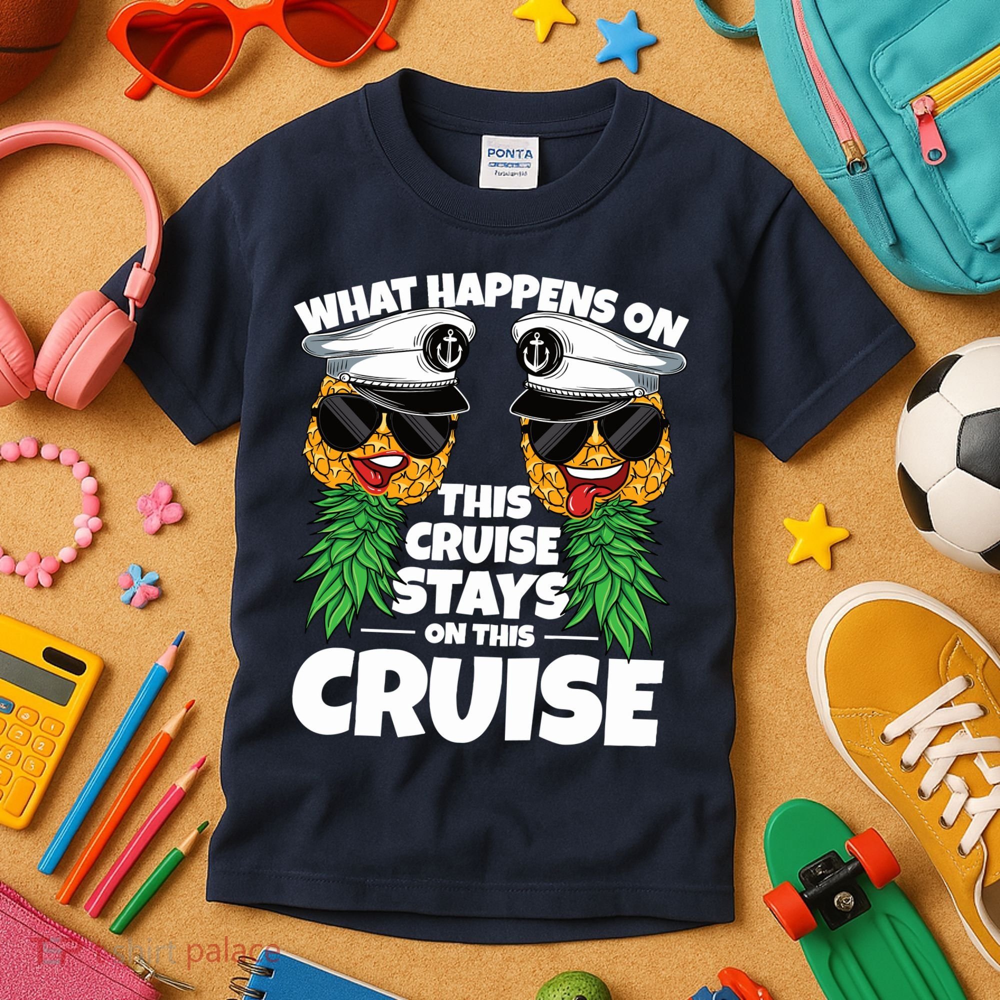 Swinger What Happens On This Cruise Stays On This Cruise Kids T-Shirt