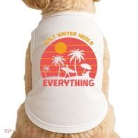 Salt Water Heals Everything Tropical Doggie Tank thumb 0