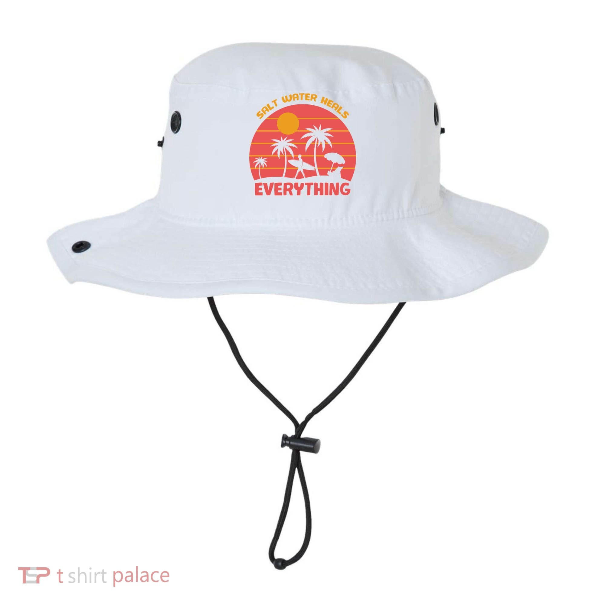 Salt Water Heals Everything Tropical Bucket Hat