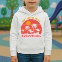 Salt Water Heals Everything Tropical Kids Hoodie thumb 3