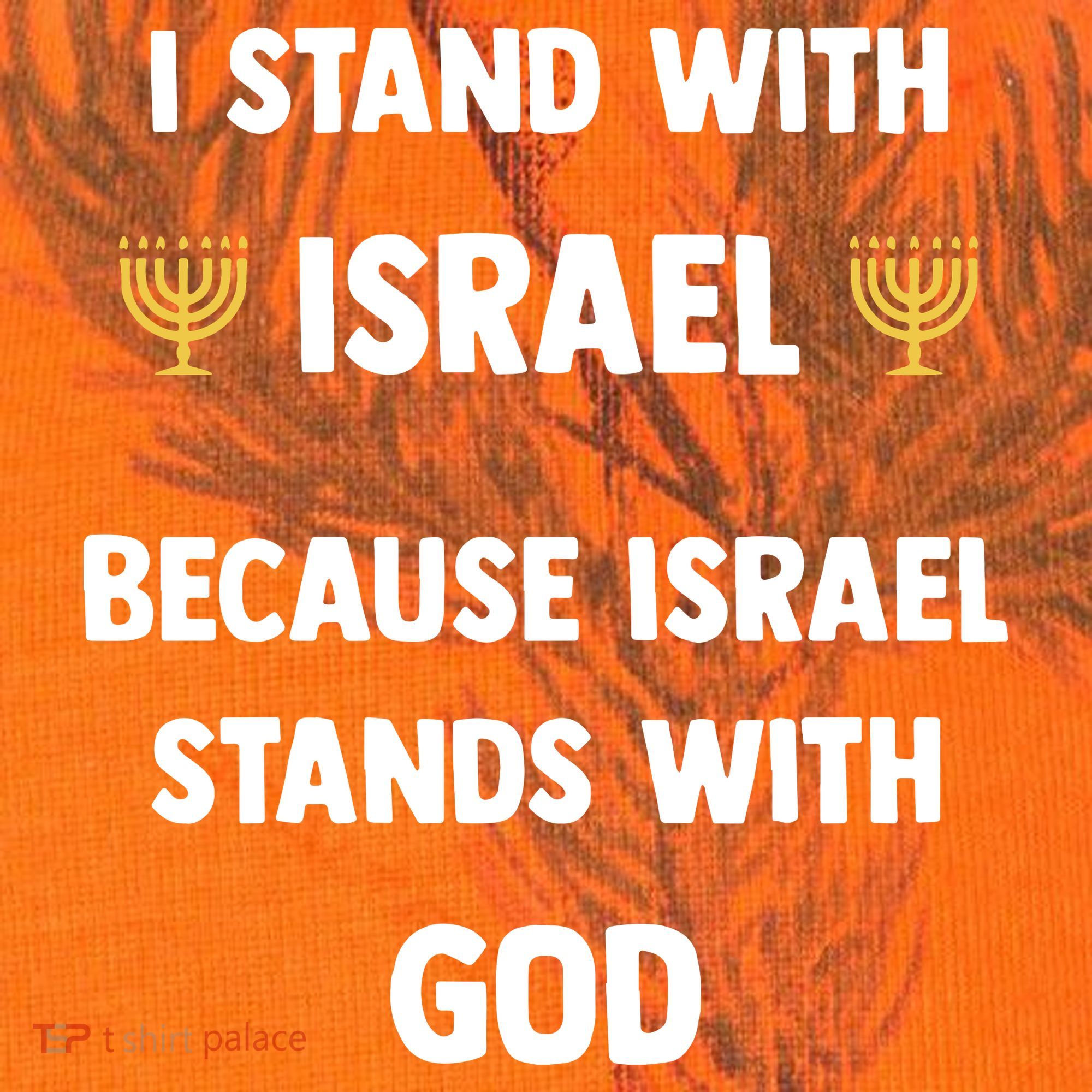 Stand With Israel Because Israel Stands With God Jesus Kati Licensed 12" Camo Cuffed Beanie