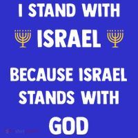 Stand With Israel Because Israel Stands With God Jesus Sweatshirt thumb 3