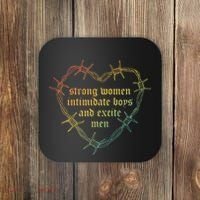 Strong Women Intimate And Excite Apparel Coaster thumb 0