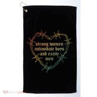 Strong Women Intimate And Excite Apparel Golf Towel thumb 0
