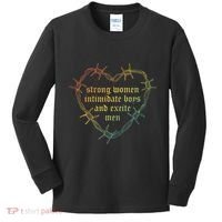 Strong Women Intimate And Excite Apparel Kids Long Sleeve Shirt thumb 0