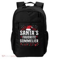 Sommelier Wine Ing Tasting Christmas Santa's Favorite Gift Backpack thumb 0