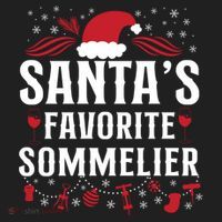 Sommelier Wine Ing Tasting Christmas Santa's Favorite Gift Beanie thumb 2