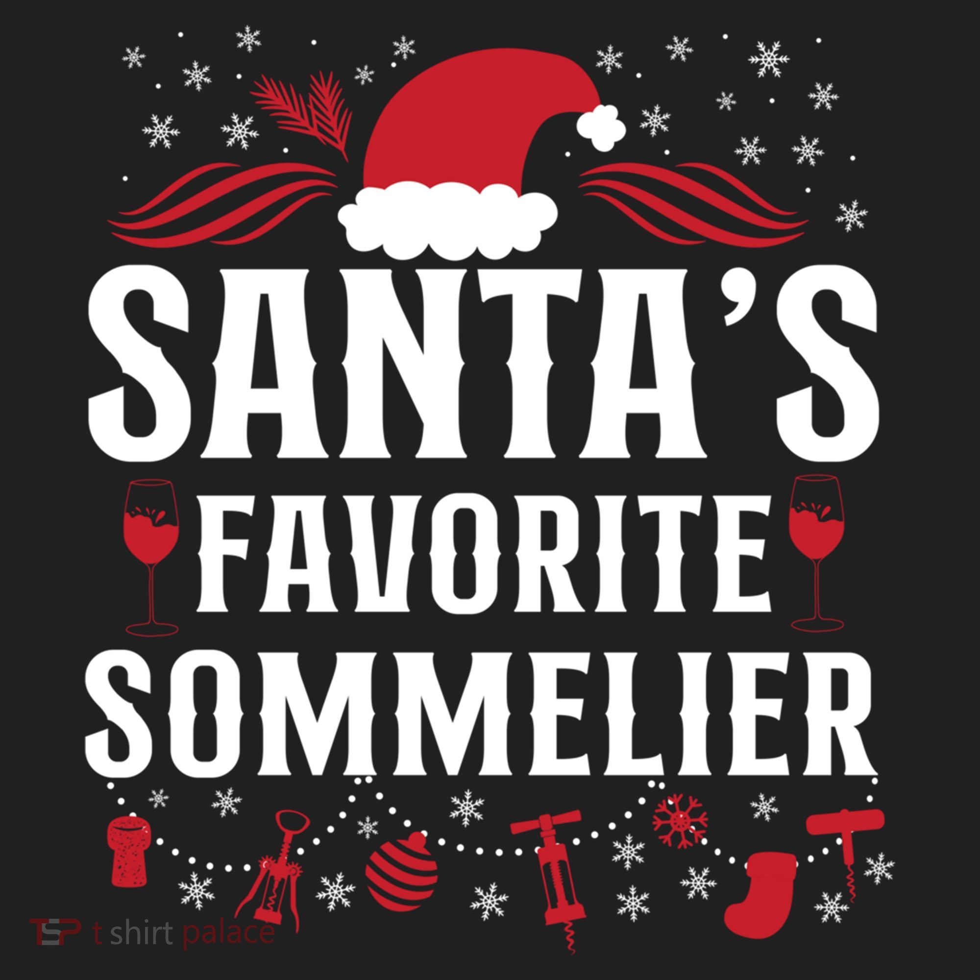 Sommelier Wine Ing Tasting Christmas Santa's Favorite Gift Beanie