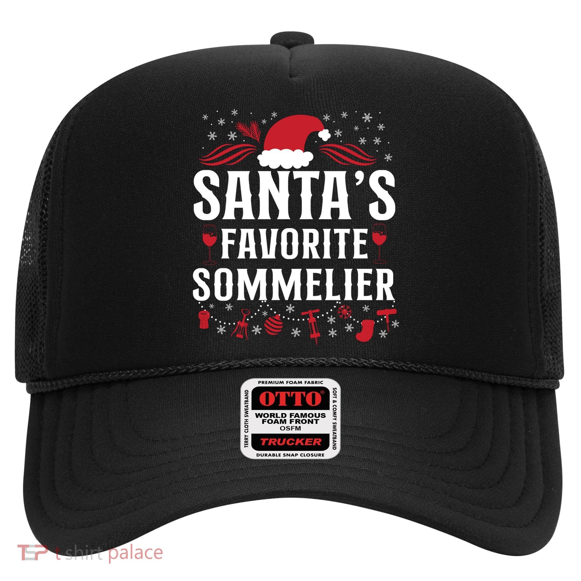 Sommelier Wine Ing Tasting Christmas Santa's Favorite Gift Hat