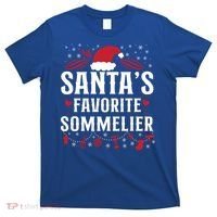 Sommelier Wine Ing Tasting Christmas Santa's Favorite Gift T-Shirt thumb 0