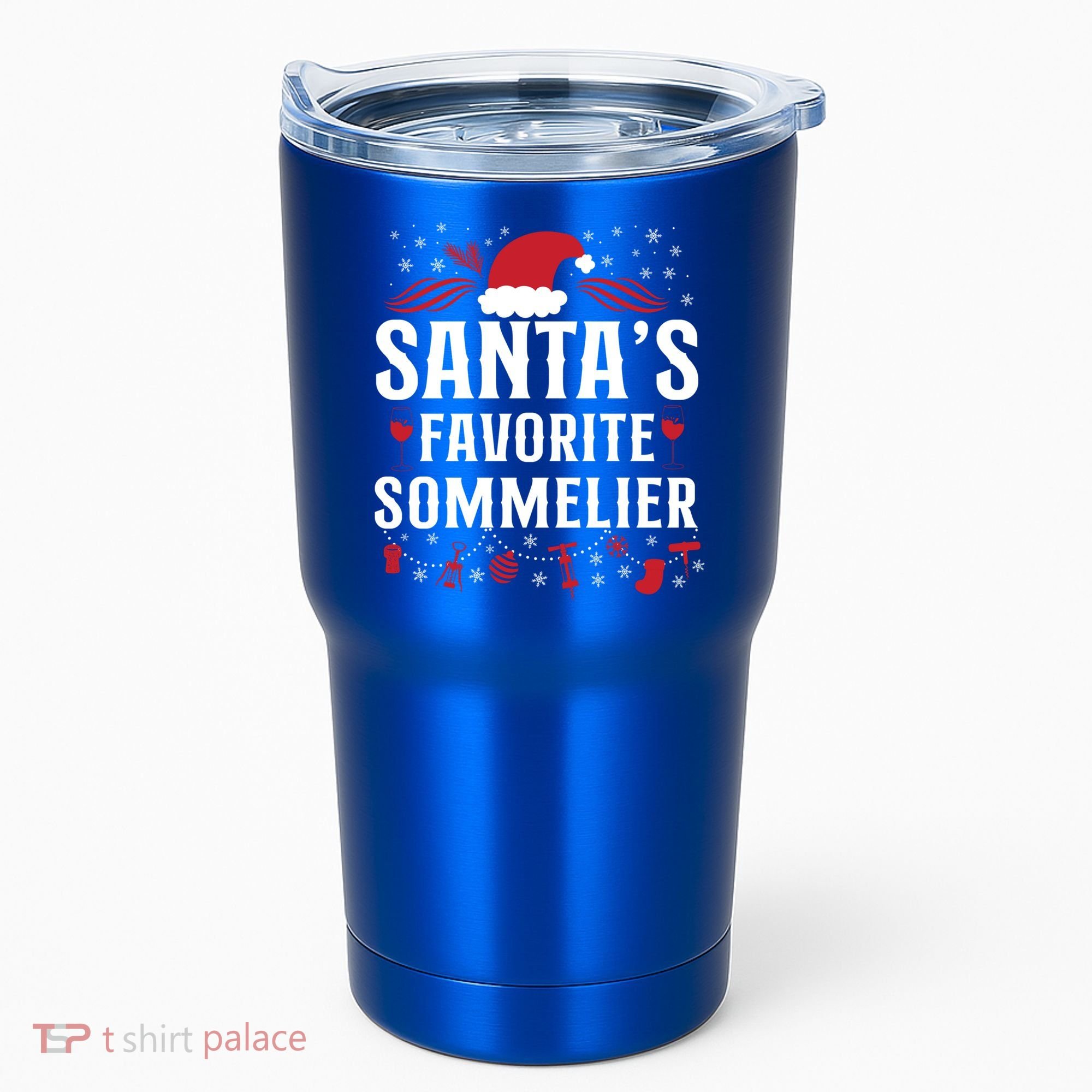 Sommelier Wine Ing Tasting Christmas Santa's Favorite Gift Tumbler