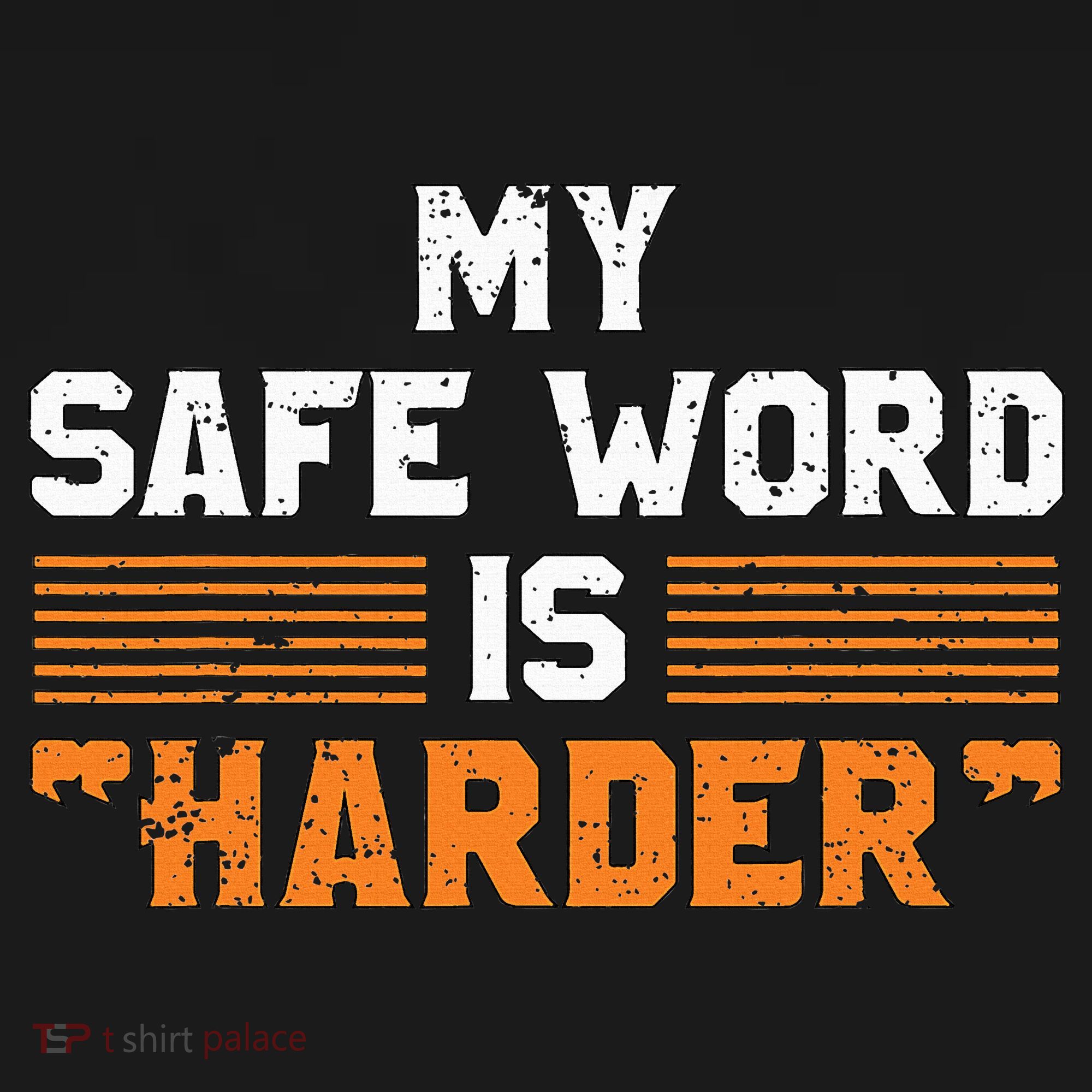 Safe Word Is Harder Naughty Dirty Adult Humor Sub Dom Women's Tank Top