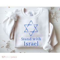 Stand With Israel! Support Israel Sweatshirt thumb 2