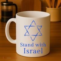 Stand With Israel! Support Israel Coffee Mug thumb 4