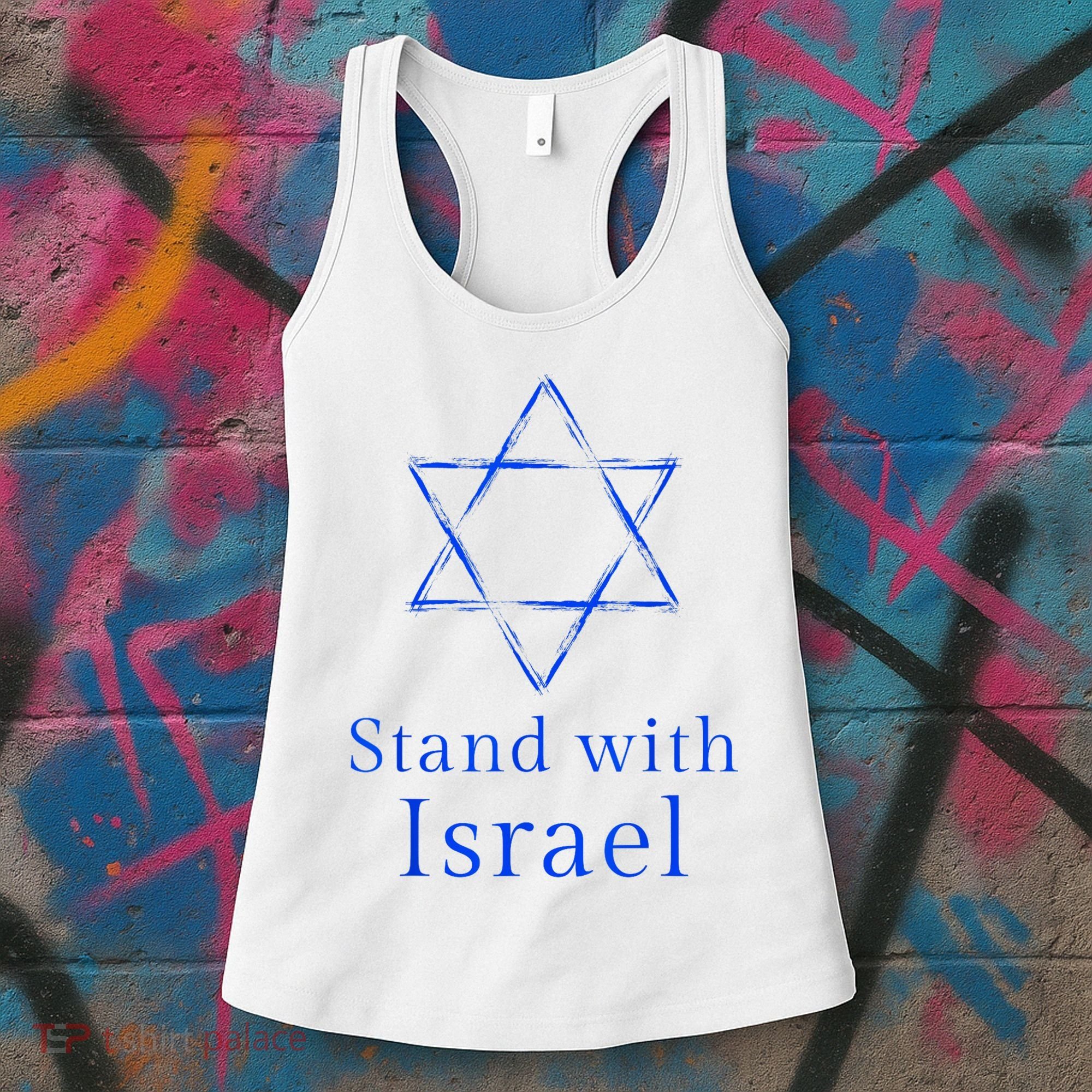 Stand With Israel! Support Israel Women's Tank Top