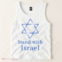 Stand With Israel! Support Israel Tank Top thumb 2