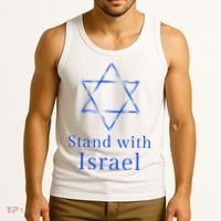 Stand With Israel! Support Israel Tank Top thumb 3