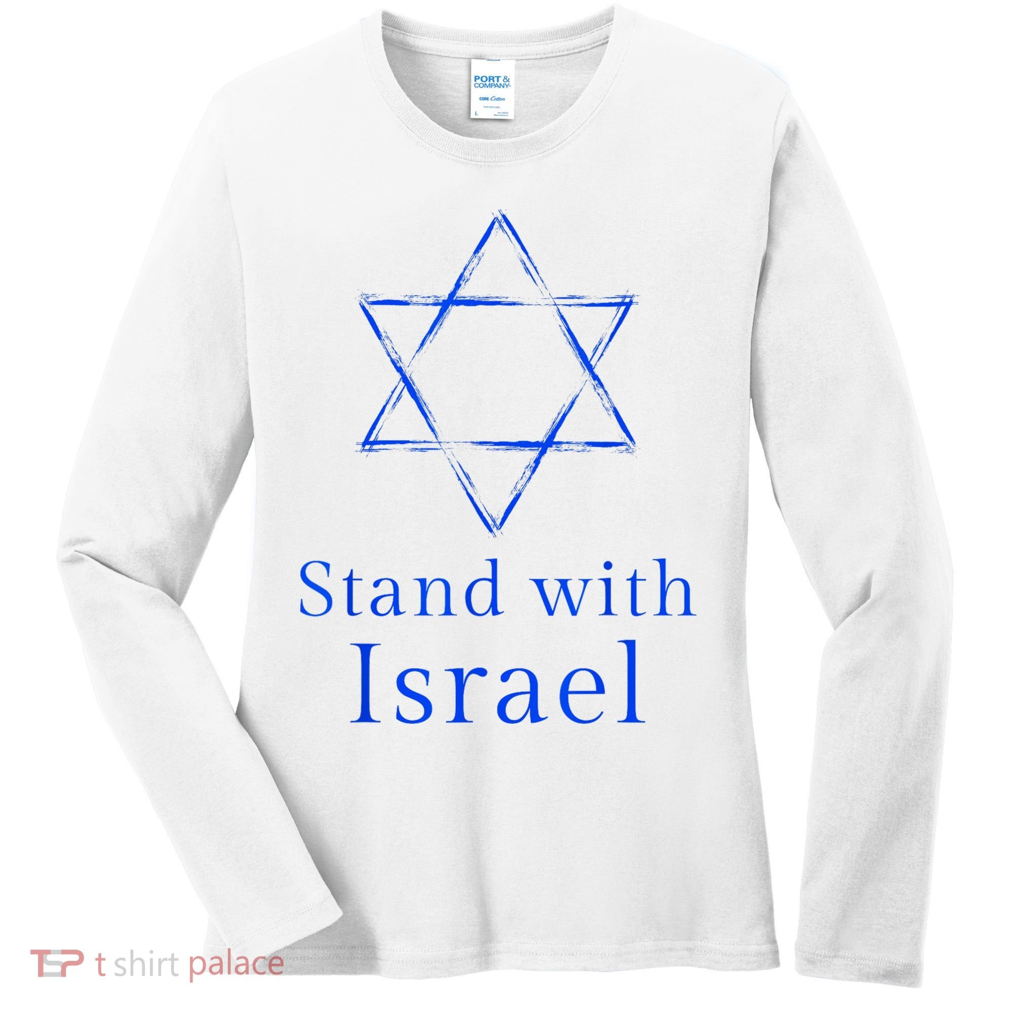 Stand With Israel! Support Israel Women's Long Sleeve Shirt