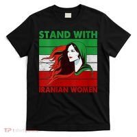 Stand With Iranian Women Iran Flag Retro Vintage T-Shirt thumb 0