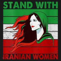 Stand With Iranian Women Iran Flag Retro Vintage T-Shirt thumb 7