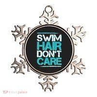 Swim Hair Don't Care Ornament thumb 0