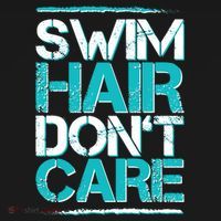 Swim Hair Don't Care Ornament thumb 1