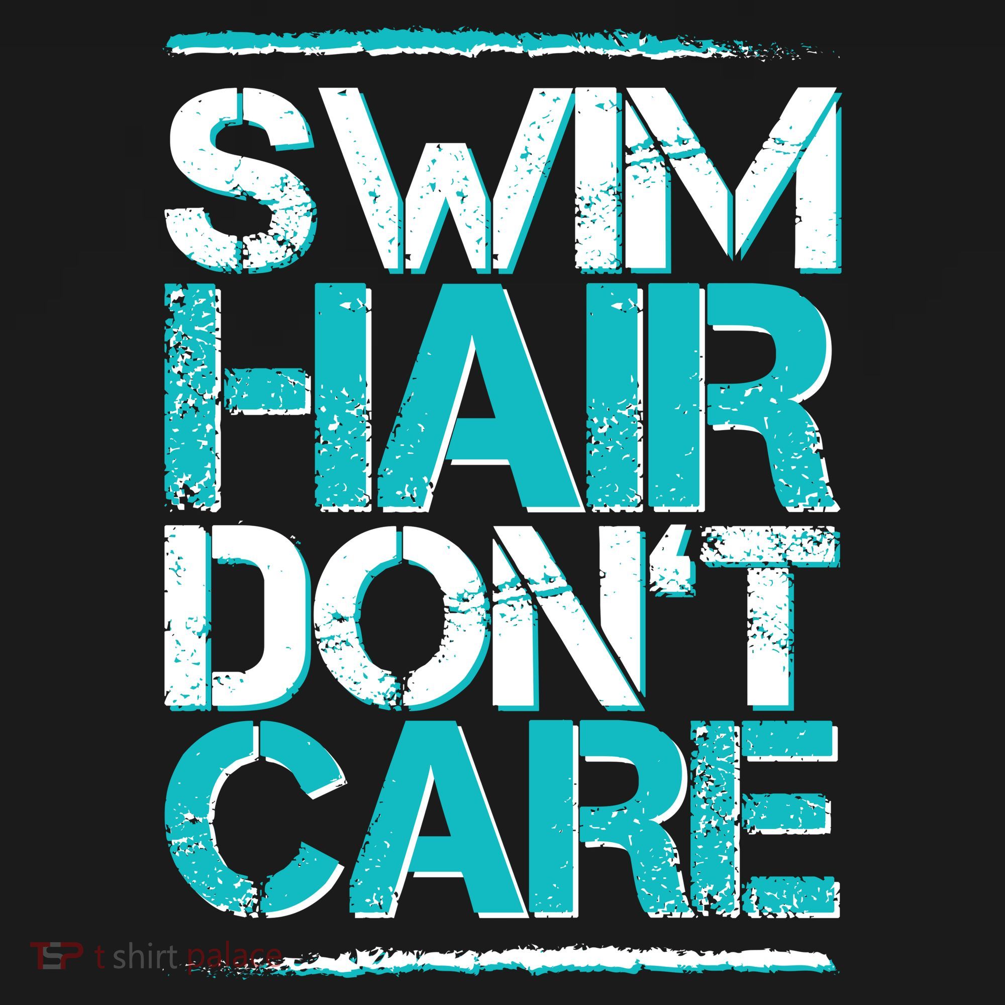 Swim Hair Don't Care Ornament