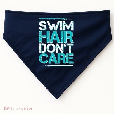 Swim Hair Don't Care USA-Made Doggie Bandana