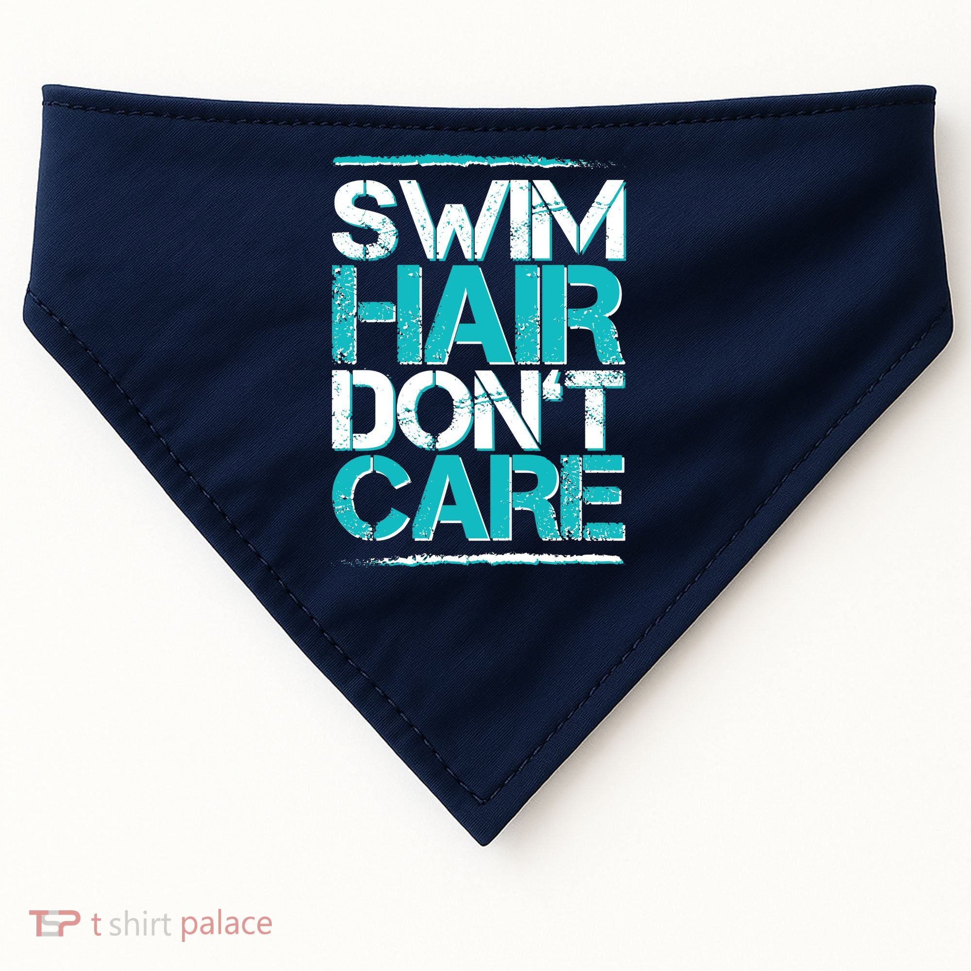 Swim Hair Don't Care USA-Made Doggie Bandana