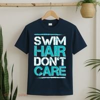 Swim Hair Don't Care T-Shirt thumb 2
