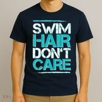 Swim Hair Don't Care T-Shirt thumb 3