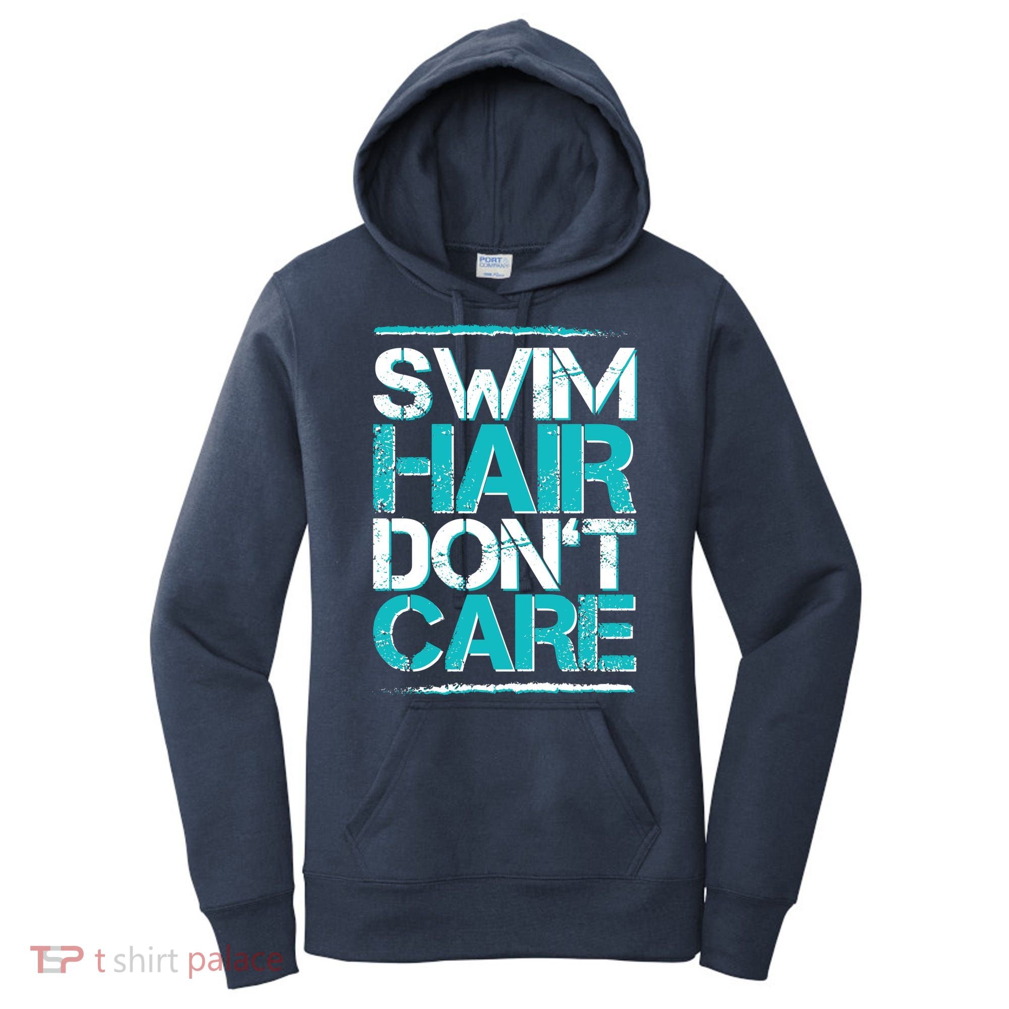 Swim Hair Don't Care Women's Hoodie