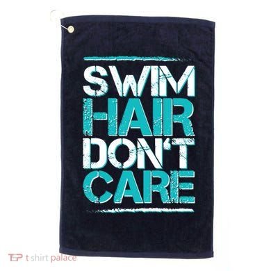 Swim Hair Don't Care Golf Towel