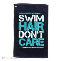 Swim Hair Don't Care Golf Towel thumb 0
