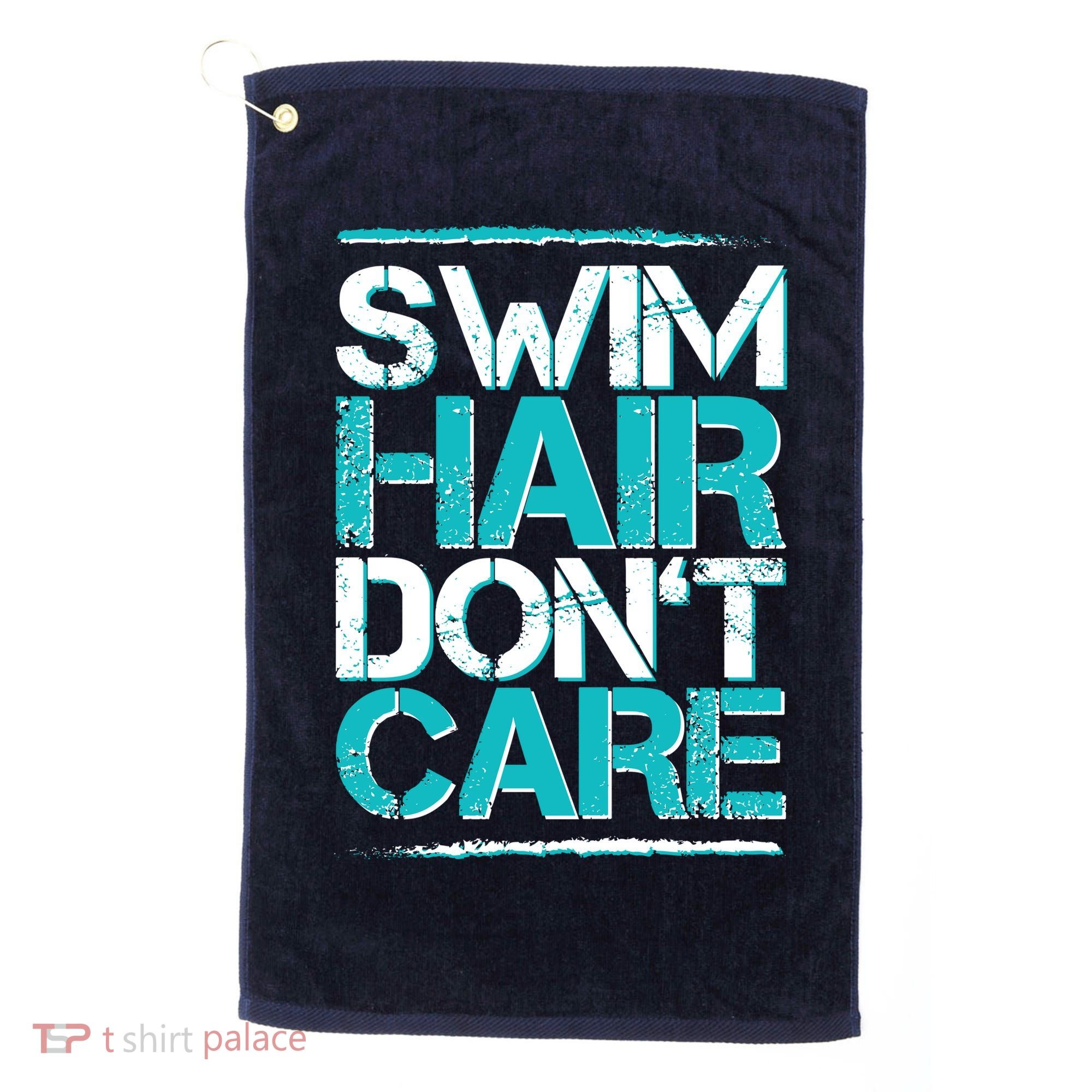 Swim Hair Don't Care Golf Towel