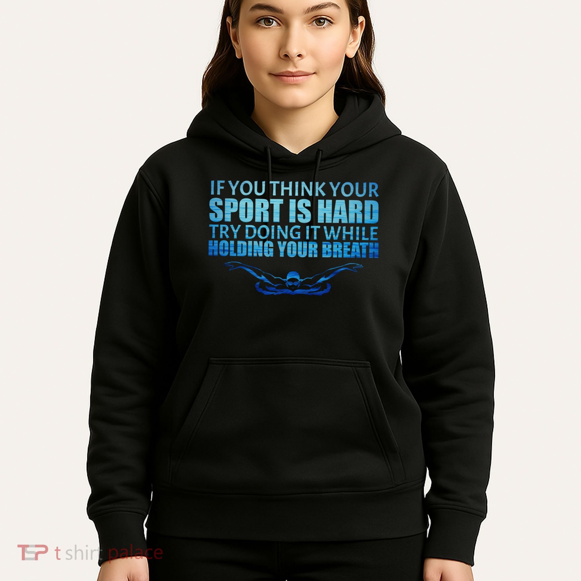 Swimming Is Hard Hoodie