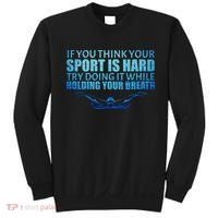 Swimming Is Hard Sweatshirt thumb 0