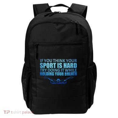Swimming Is Hard Backpack