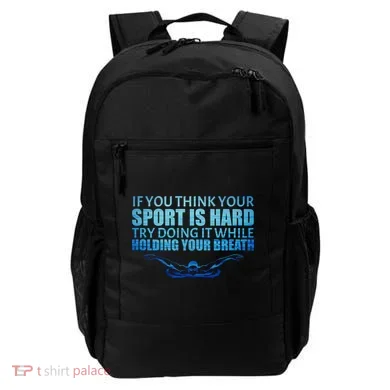 Swimming Is Hard Backpack