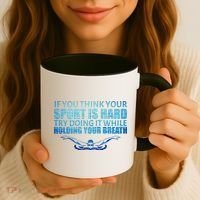 Swimming Is Hard Coffee Mug thumb 3