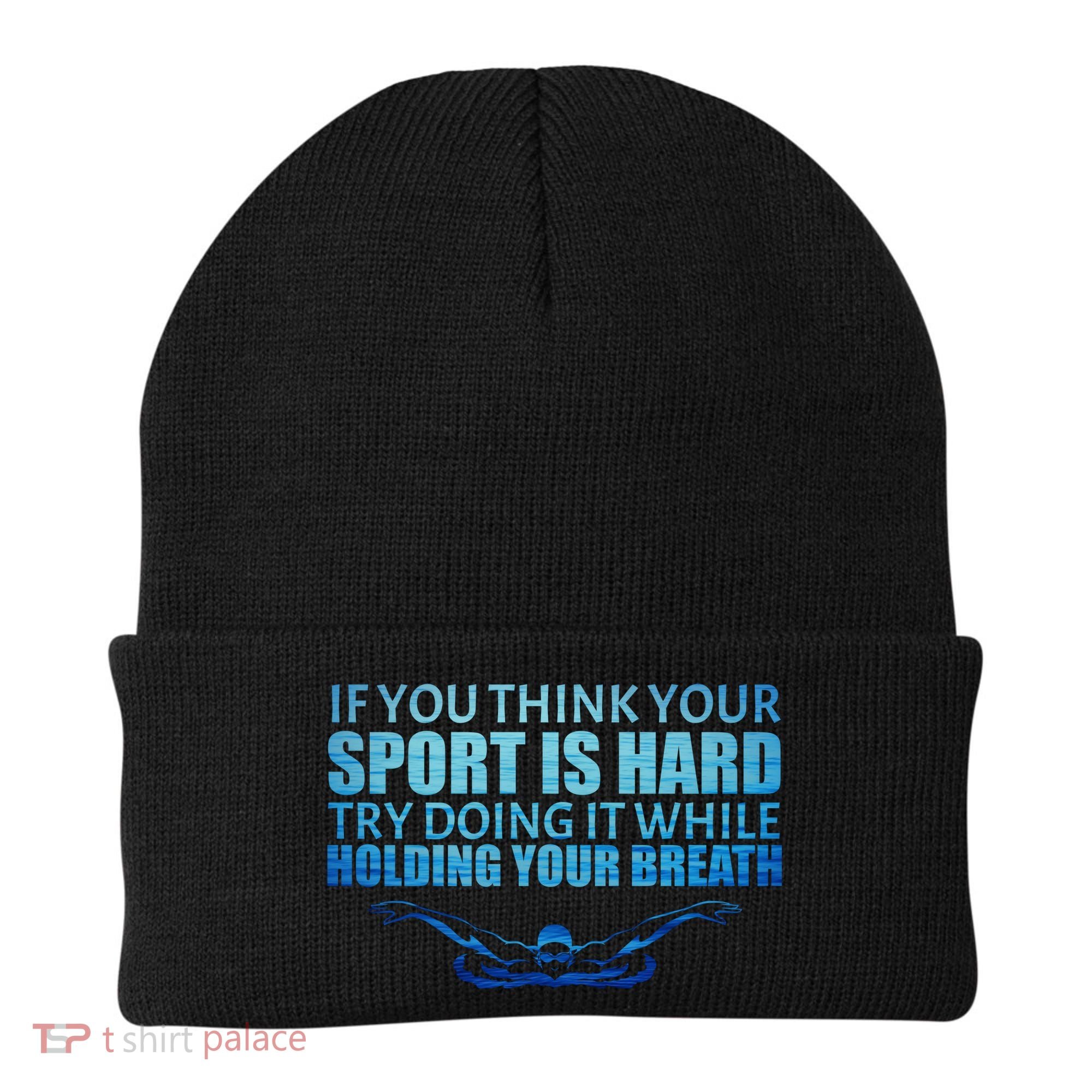Swimming Is Hard Beanie