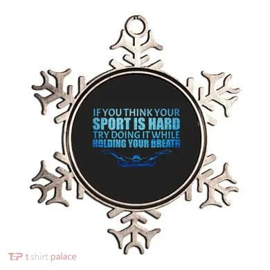 Swimming Is Hard Ornament