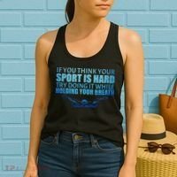 Swimming Is Hard Women's Tank Top thumb 2
