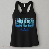 Swimming Is Hard Women's Tank Top thumb 3