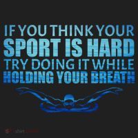 Swimming Is Hard Golf Towel thumb 3