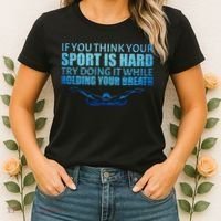 Swimming Is Hard Women's T-Shirt thumb 2