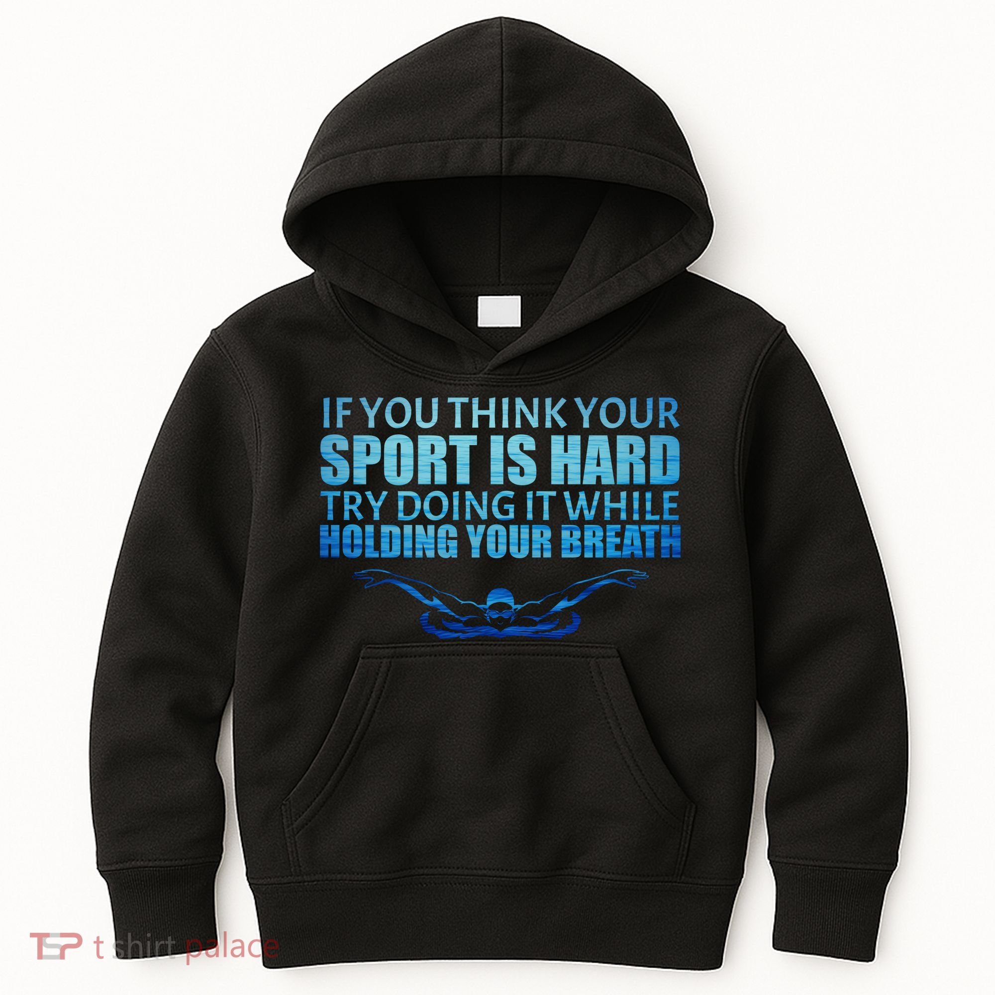 Swimming Is Hard Kids Hoodie
