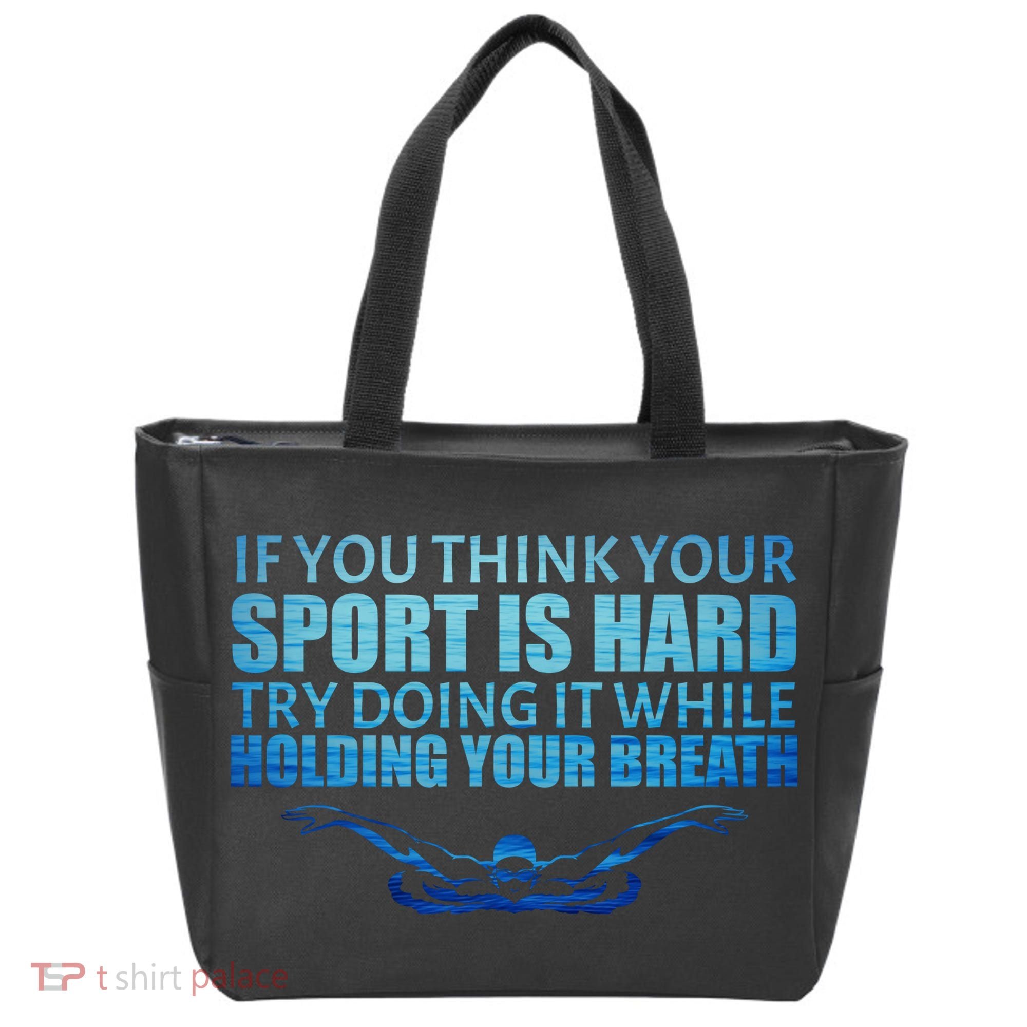 Swimming Is Hard Tote Bag